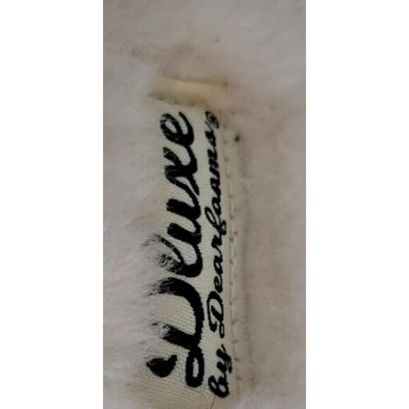 Dluxe by Dearfoams Women's L (10) Memory Foam Lamb Fur Slide Slippers - Picture 5 of 10